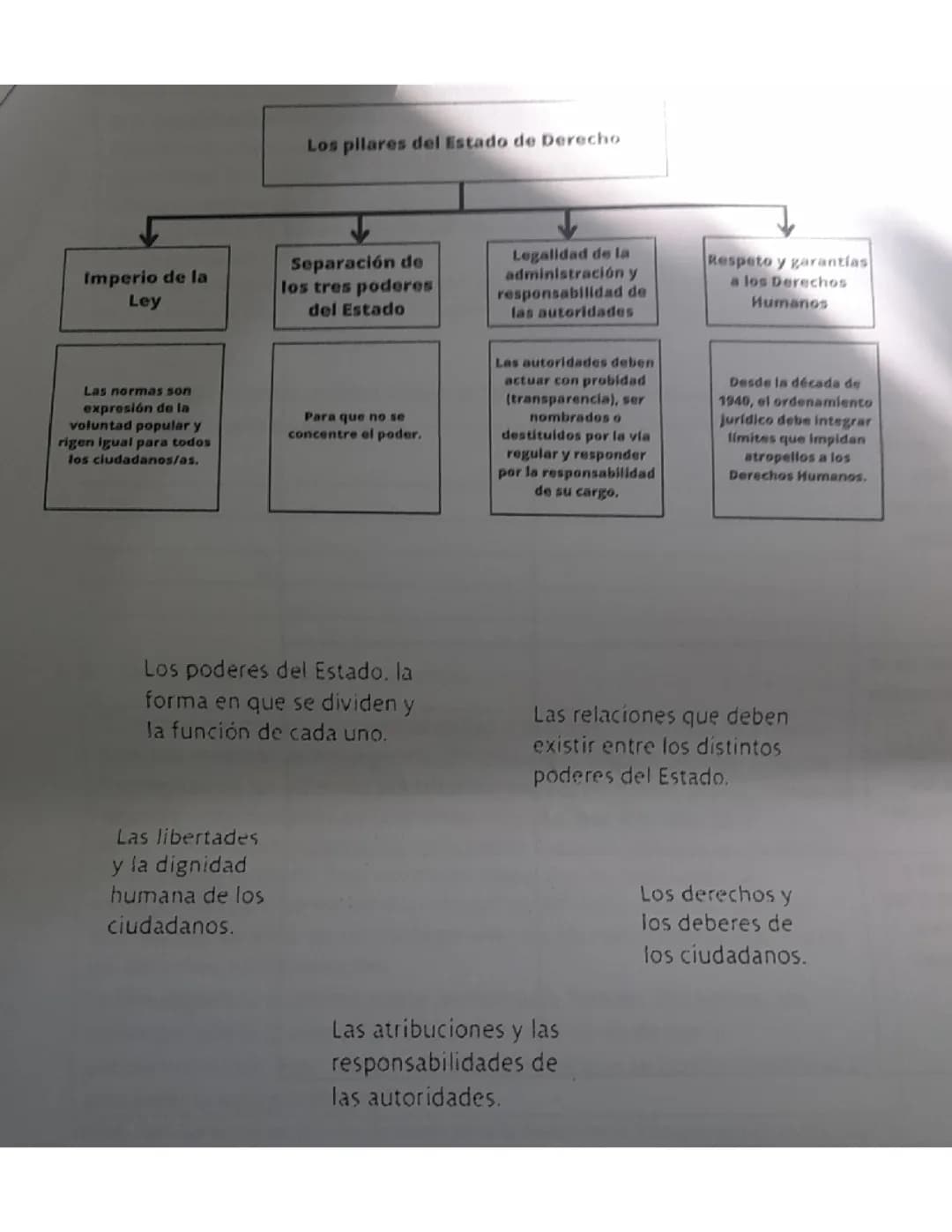 Pilares del estado de derecho
