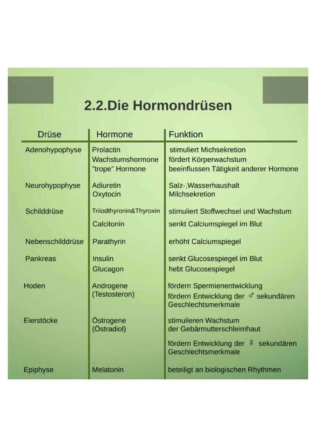 1.Hormone

1.1.Definition
-chemische Signal- und Botenstoffe
-übermitteln Informationen und
regeln wichtige Vorgänge

1.2.Klassifizierung
-U