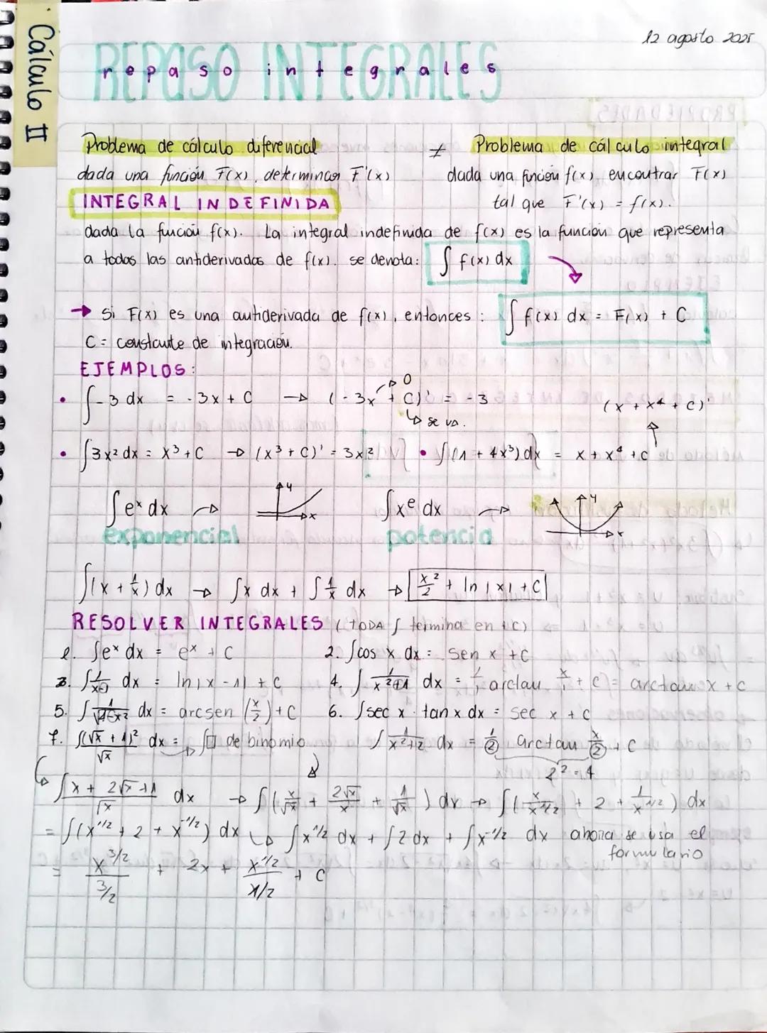 Cálculo II
Mauricio Vargas
Ingeniería Comercial
Universidad de Talca
Semana 18 de agosto 2025 Definición de integral definida

Sea y = f(x) 