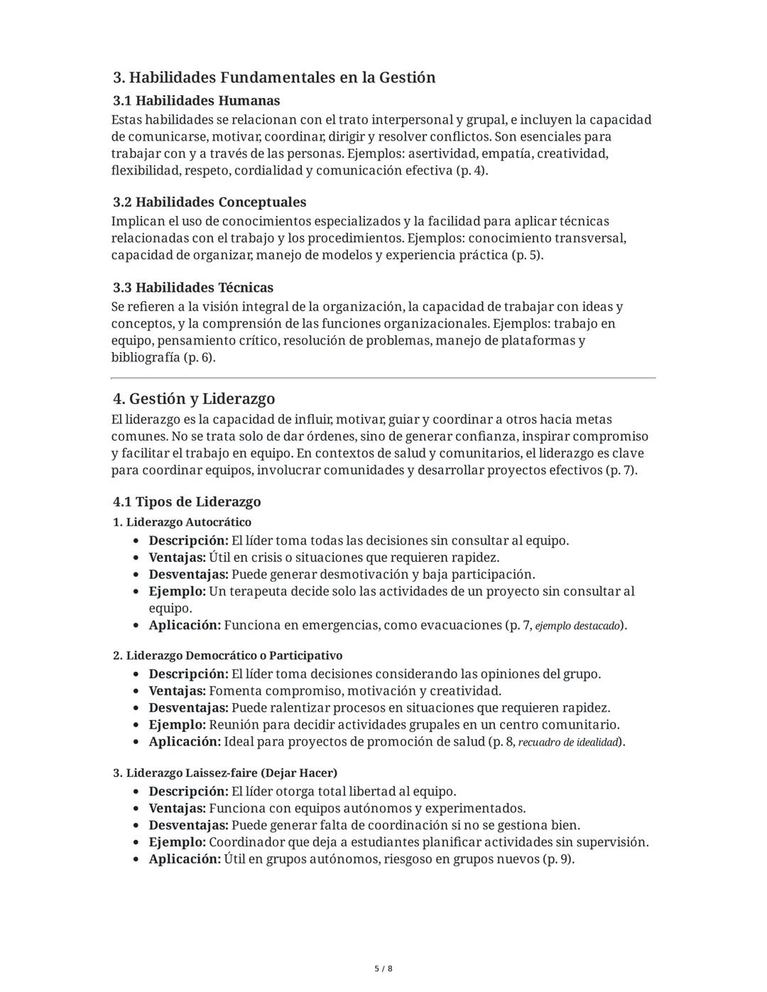 Gestión y Planificación: Administración, Formulación y Gestión
de Proyectos
Introducción
La gestión y la planificación son disciplinas funda