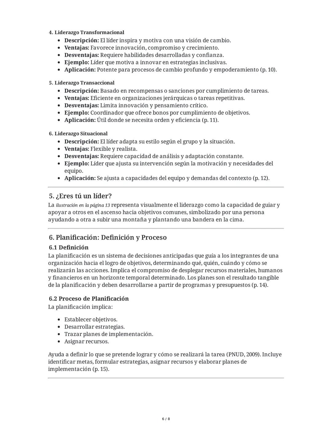 Gestión y Planificación: Administración, Formulación y Gestión
de Proyectos
Introducción
La gestión y la planificación son disciplinas funda