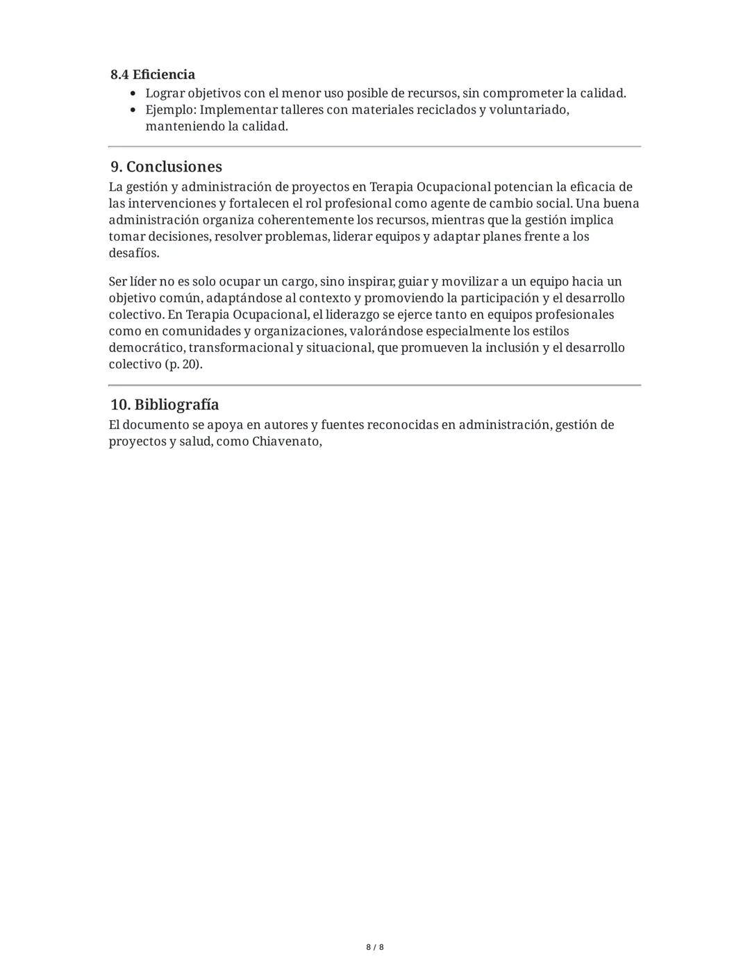 Gestión y Planificación: Administración, Formulación y Gestión
de Proyectos
Introducción
La gestión y la planificación son disciplinas funda
