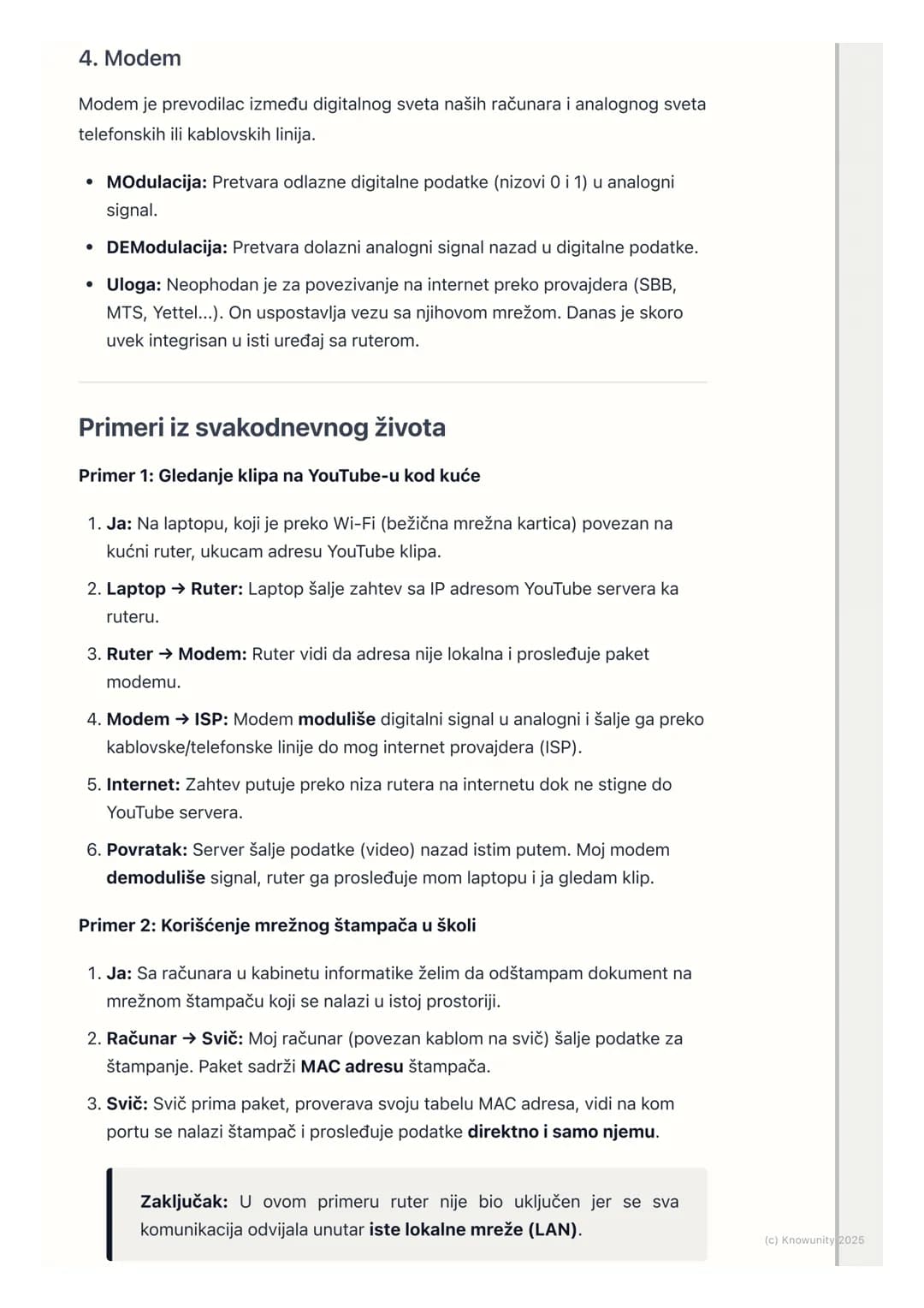 # Mrežna oprema

Uvod u mrežnu opremu

Mrežna oprema su svi fizički uređaji koji omogućavaju računarima i drugim
uređajima da se povežu i ko