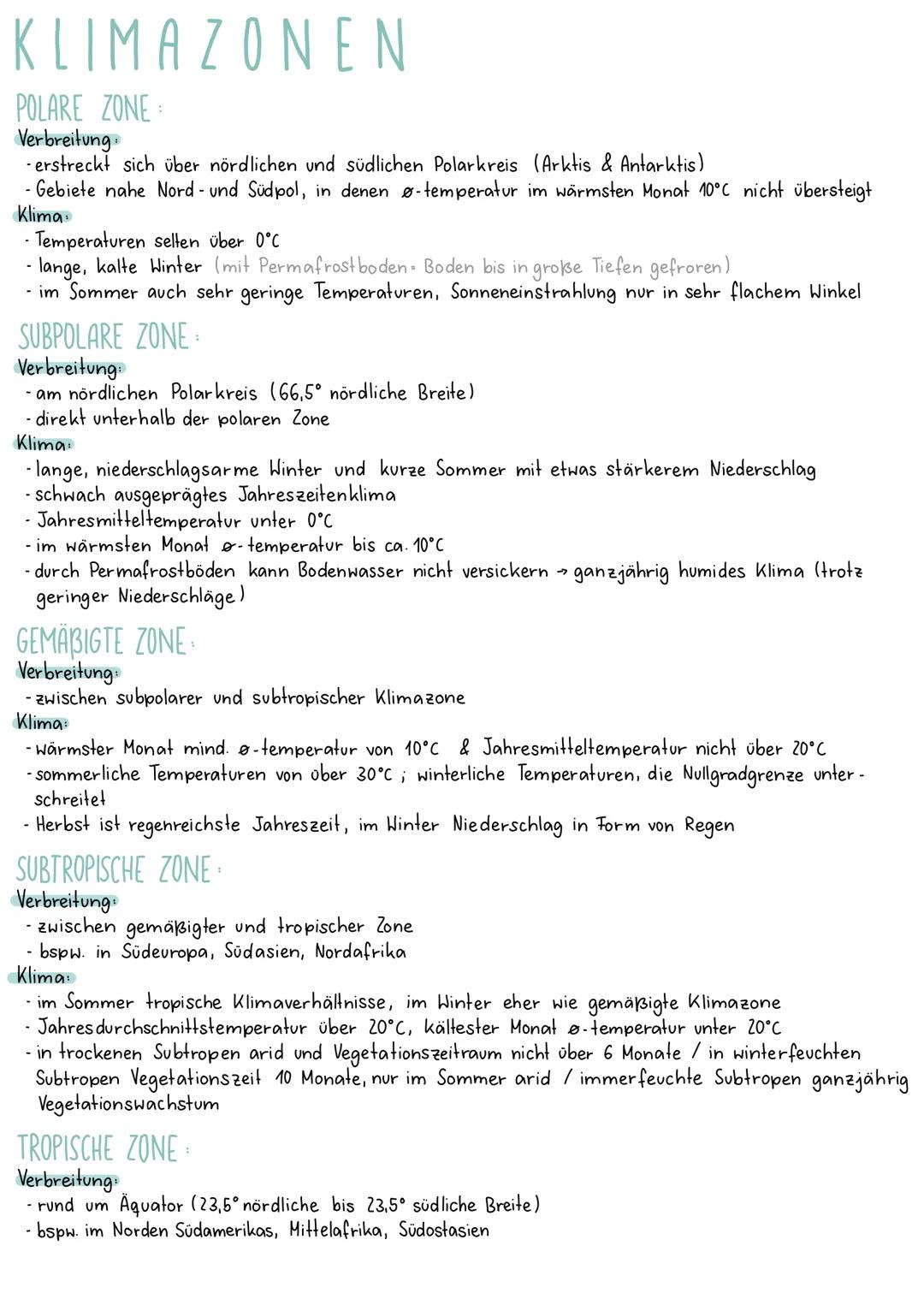 # KLIMAZONEN

POLARE ZONE
Verbreitung.
- erstreckt sich über nördlichen und südlichen Polarkreis (Arktis & Antarktis)
- Gebiete nahe Nord-un