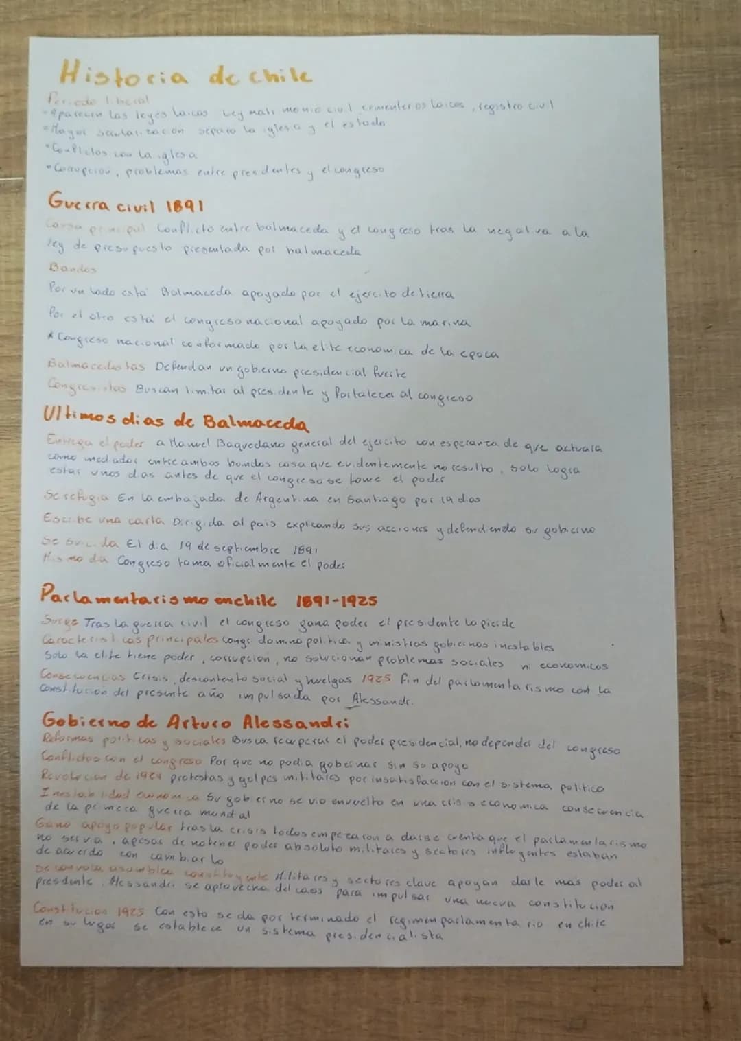 Historia de chile 