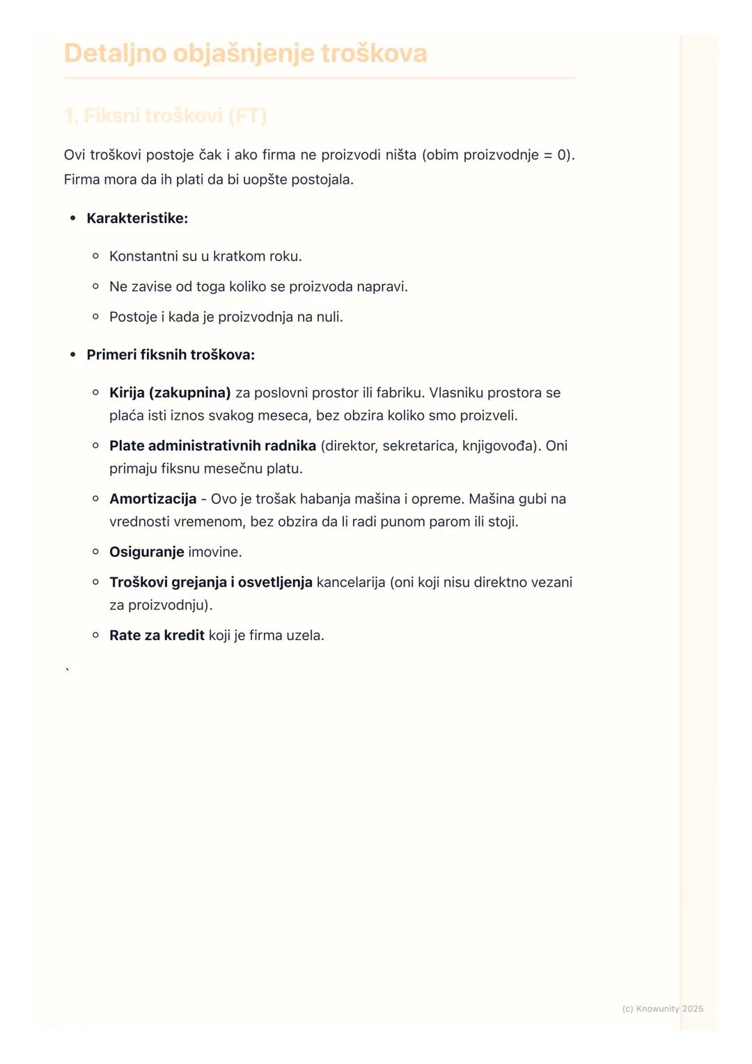 # Troškovi proizvodnje: fiksni i
varijabilni

Uvod u troškove proizvodnje

Svako preduzeće, bilo da pravi patike, softver ili prodaje pljesk