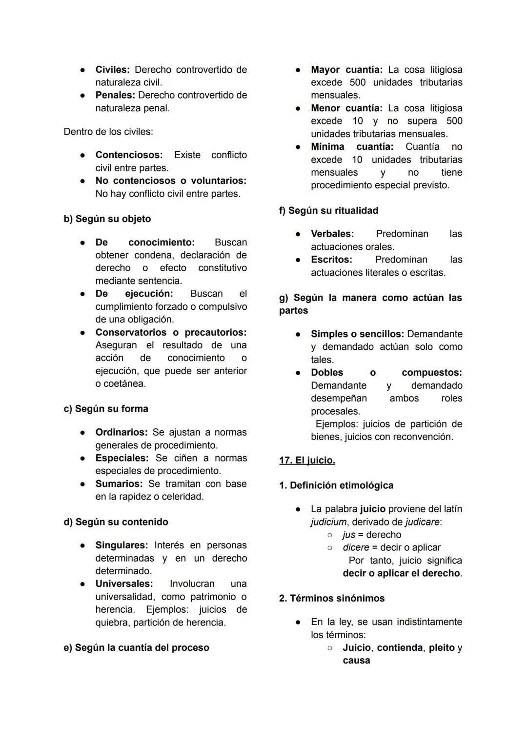 # 1. Elementos del derecho procesal

Mario Casarino, TOMO III, pág 19 - 32

# EL PROCESO Y LAS PARTES

I. El proceso

13. Concepto.

¿Qué es