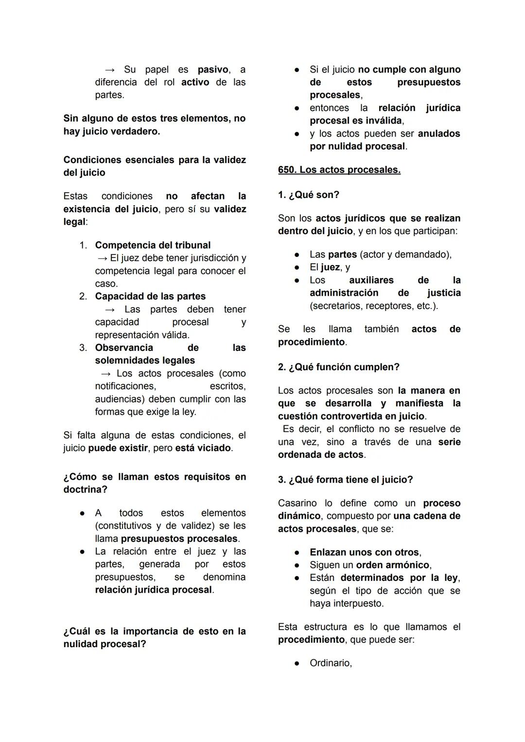 # 1. Elementos del derecho procesal

Mario Casarino, TOMO III, pág 19 - 32

# EL PROCESO Y LAS PARTES

I. El proceso

13. Concepto.

¿Qué es
