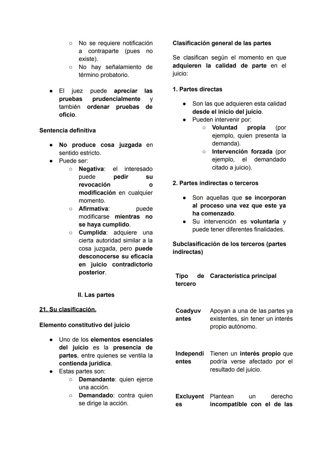 # 1. Elementos del derecho procesal

Mario Casarino, TOMO III, pág 19 - 32

# EL PROCESO Y LAS PARTES

I. El proceso

13. Concepto.

¿Qué es