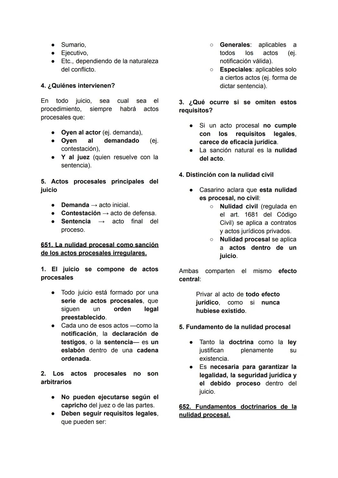 # 1. Elementos del derecho procesal

Mario Casarino, TOMO III, pág 19 - 32

# EL PROCESO Y LAS PARTES

I. El proceso

13. Concepto.

¿Qué es