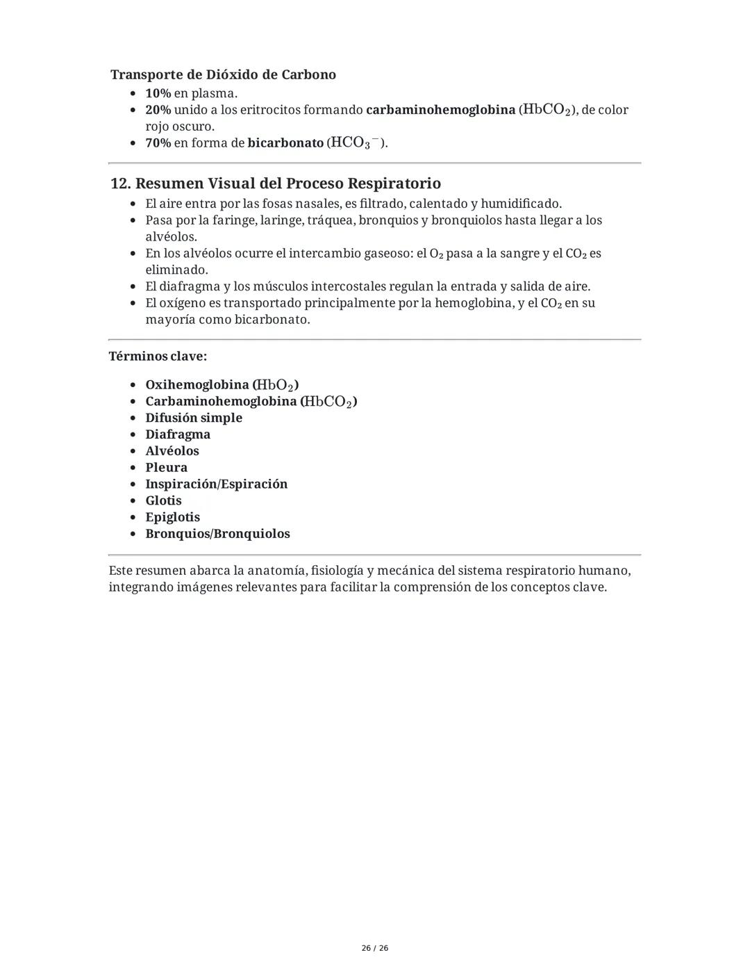 Sistema Respiratorio
1. Introducción al Sistema Respiratorio
El sistema respiratorio es el conjunto de órganos y estructuras encargados de l