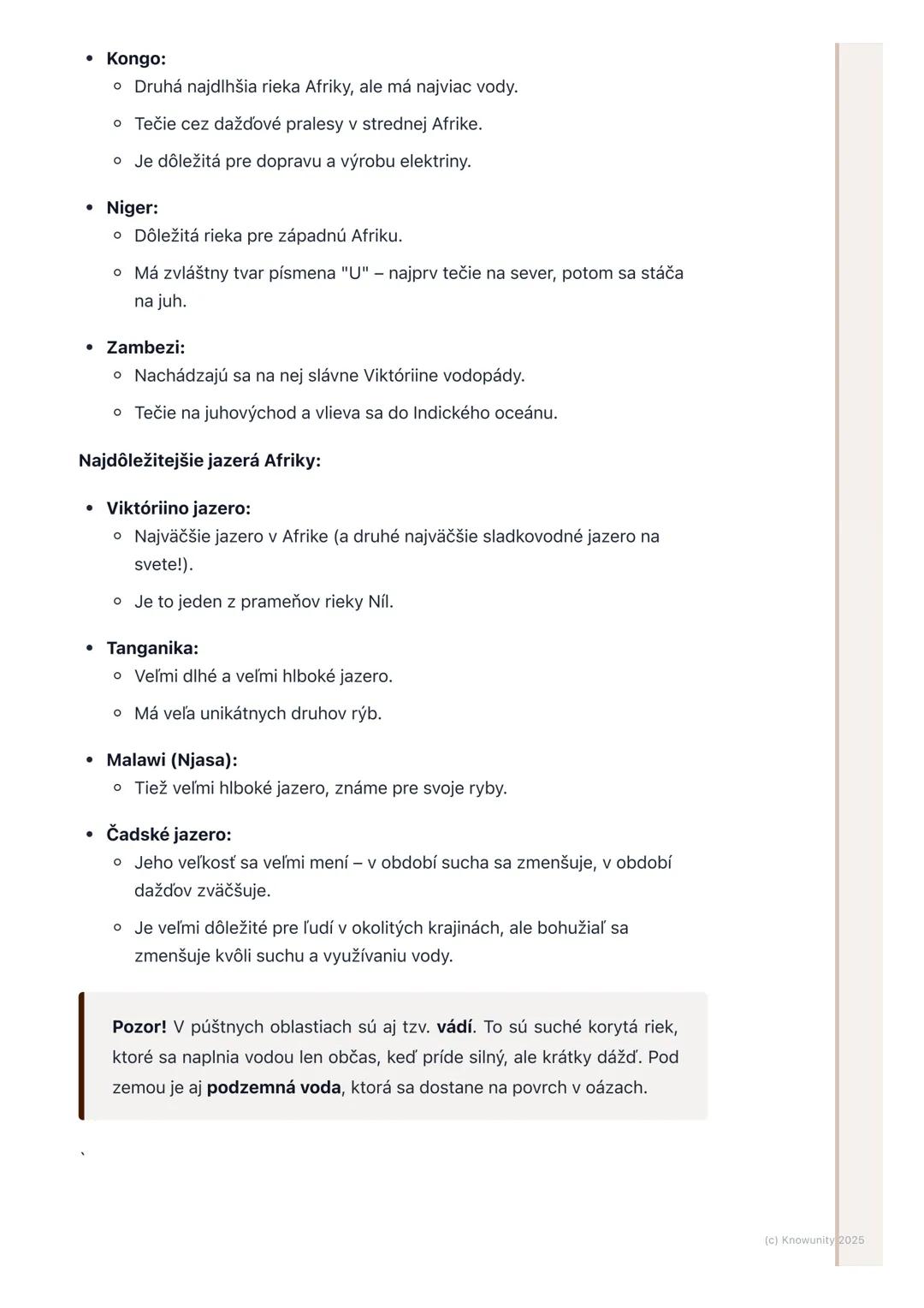 # Podnebie a vodstvo Afriky

Prehľad a úvod

Ahojte! Dnes si ideme zopakovať podnebie a vodstvo Afriky. Je to super
dôležitá téma, lebo Afri