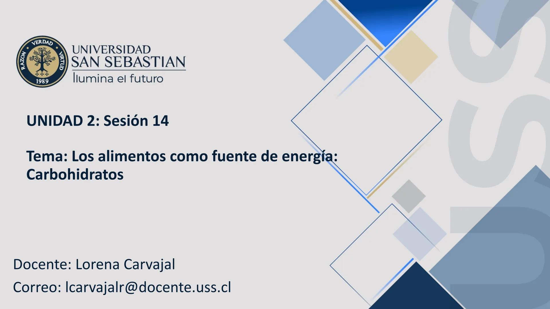RAZON
VERDAD

+++
1989
UNIVERSIDAD
SAN SEBASTIAN
Ilumina el futuro

DBIO1092:
BIOQUÍMICA GENERAL
TEÓRICO RAZON
VERDAD
+++
1989
UNIVERSIDAD
S