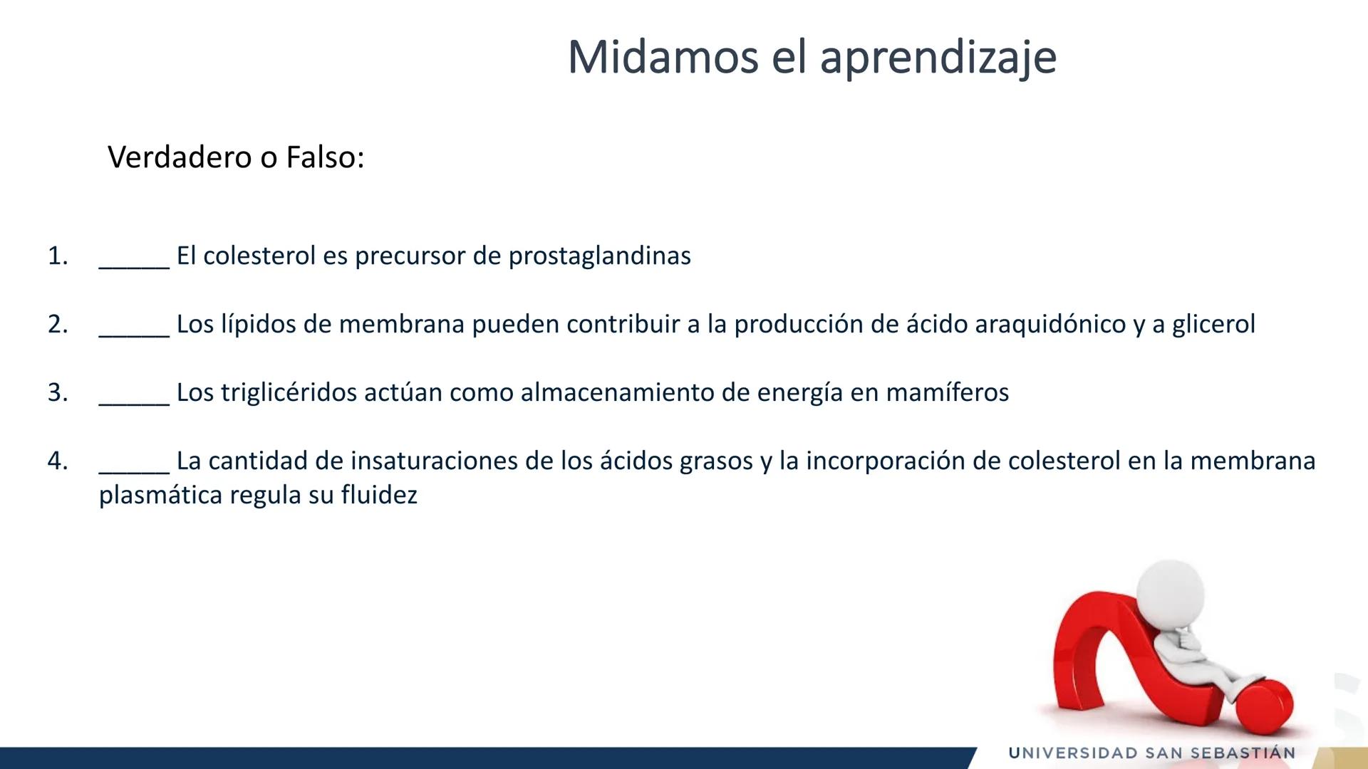 RAZON
VERDAD

+++
1989
UNIVERSIDAD
SAN SEBASTIAN
Ilumina el futuro

DBIO1092:
BIOQUÍMICA GENERAL
TEÓRICO RAZON
VERDAD
+++
1989
UNIVERSIDAD
S
