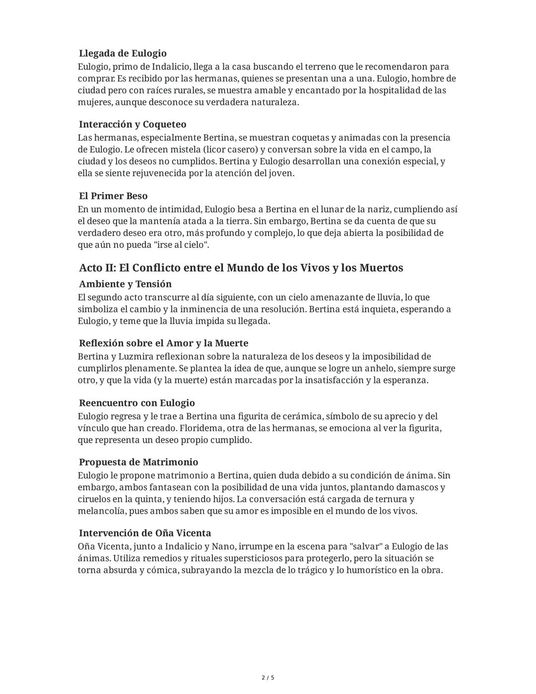 # Resumen Extenso de "Ánimas de día claro" de Alejandro
Sieveking

## Introducción y Contexto
"Ánimas de día claro" es una comedia en dos ac