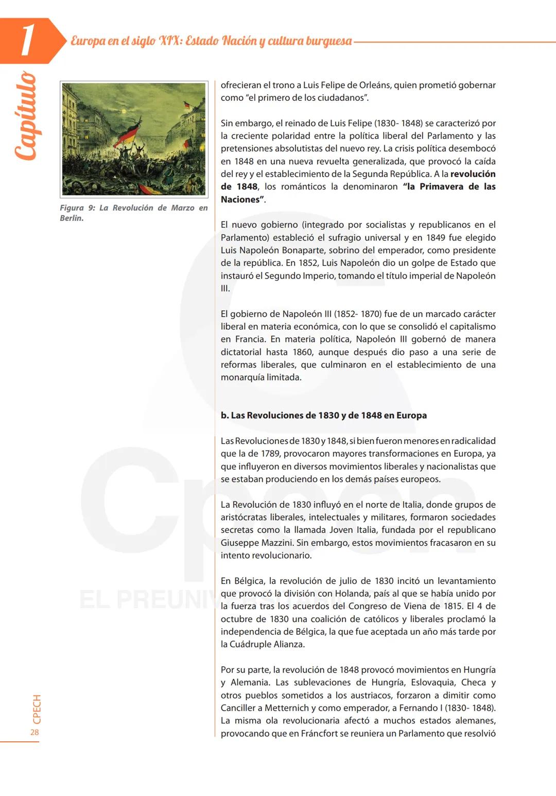 # Capítulo 1

Europa en el siglo XIX: Estado Nación y cultura burguesa

000

Aprendizajes Esperados

Analizar los factores que intervienen e