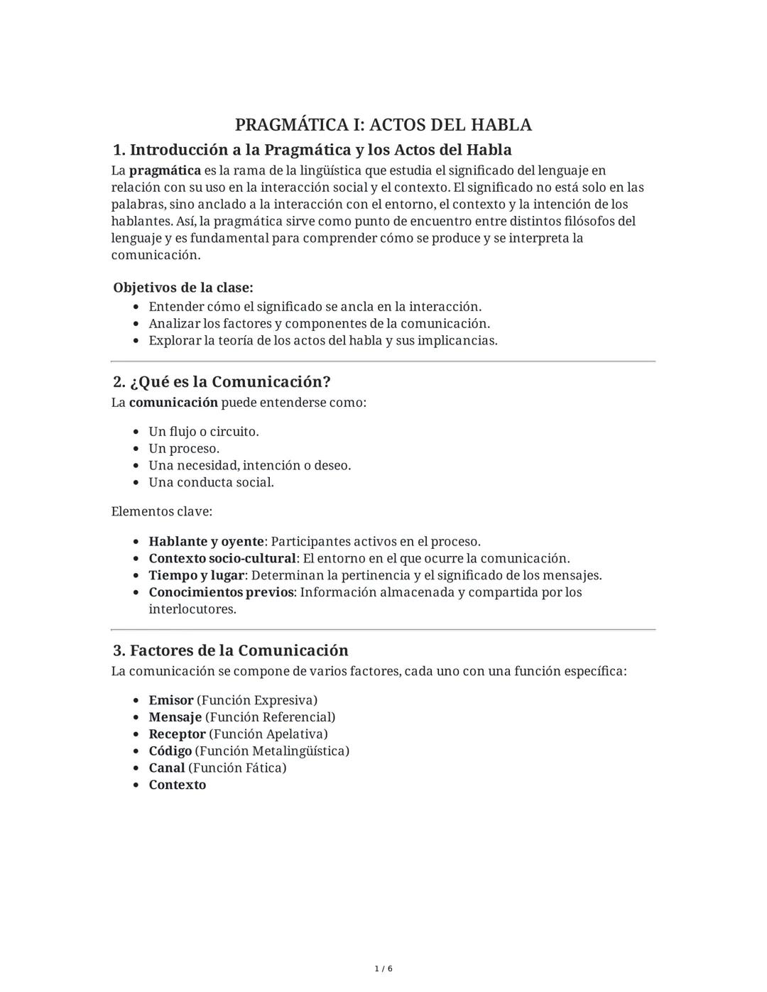 Pragmatics and Speech Acts