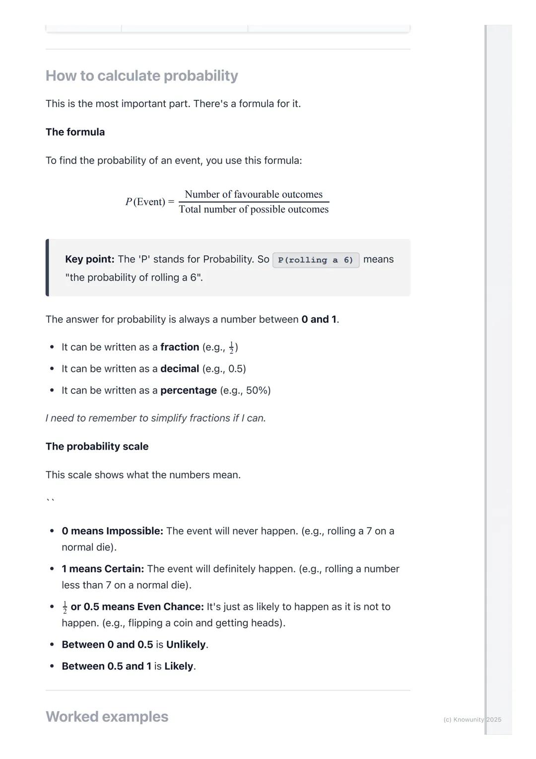 # Introduction to Probability

What is probability?

Probability is a way of measuring how likely it is that something will happen.
It's all