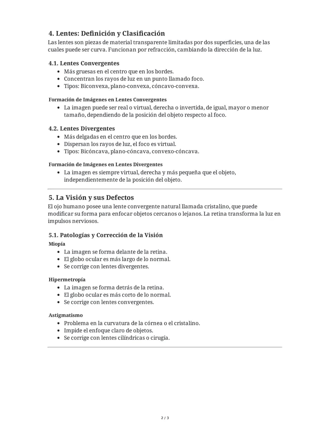 Guía de Aprendizaje y Actividades de Física: Formación de
Imágenes en Espejos y Lentes
1. Introducción a la Óptica Geométrica
La óptica geom