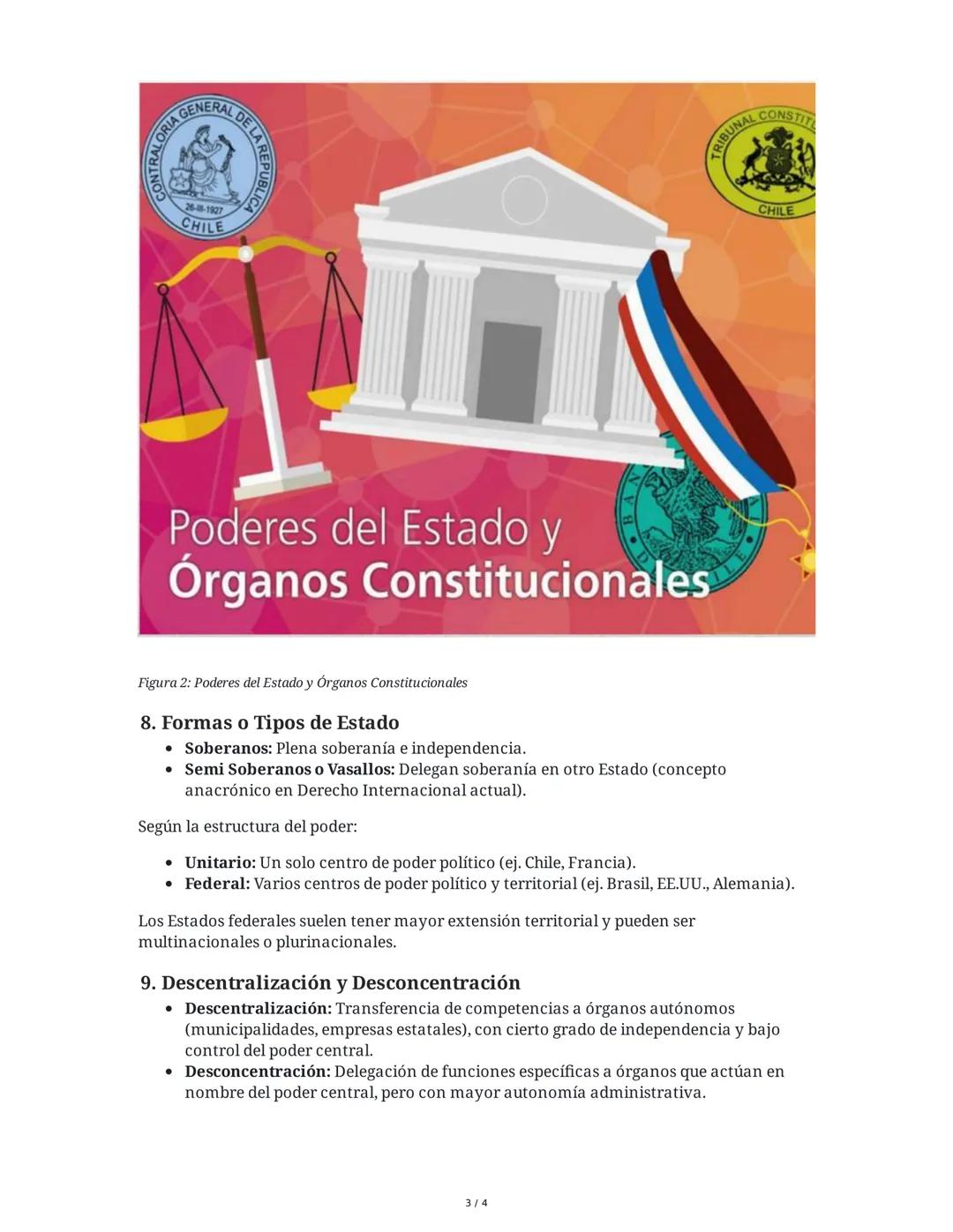 El Estado
1. Fundamentos y Definiciones del Estado
El Estado es la institución central de la organización política y jurídica de una socieda