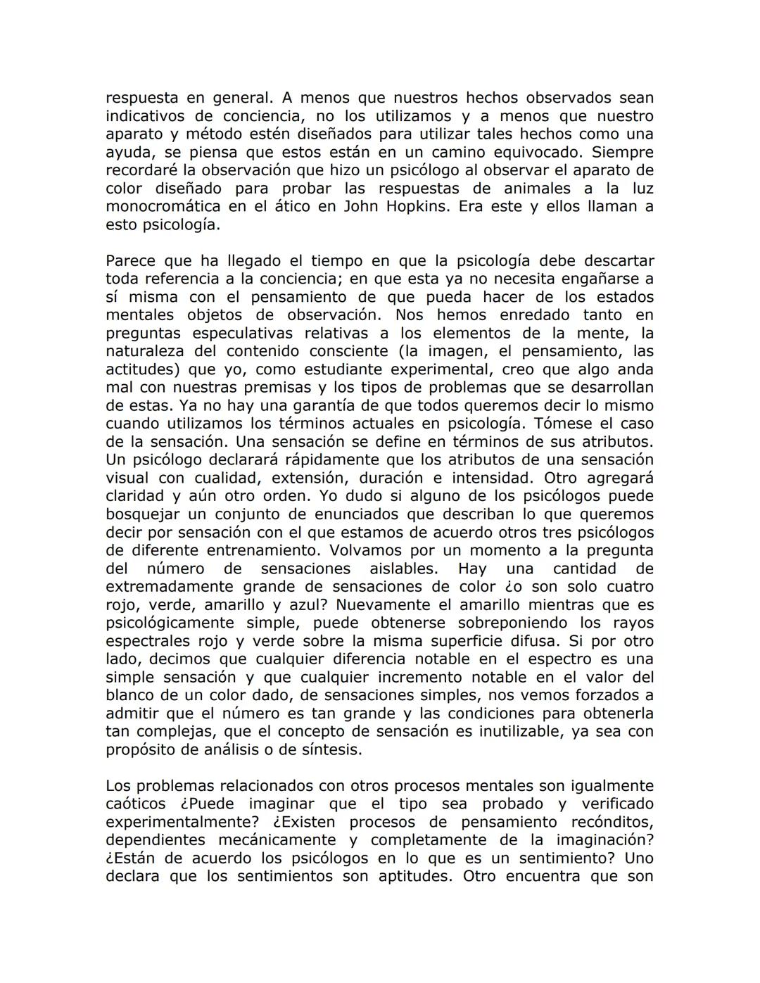 LA PSICOLOGÍA TAL COMO LA VE EL CONDUCTISTA.
JOHN BROADUS WATSON
Publicado en Historia de la Psicología. W. S. Sahakian (Conductismo).
La ps