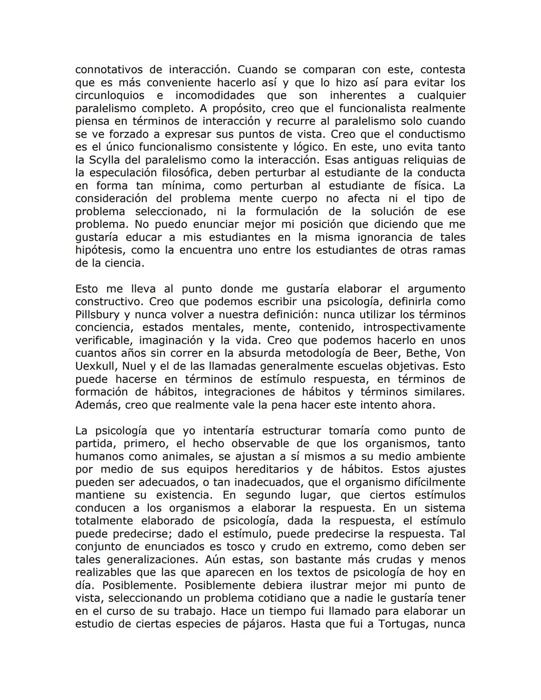 LA PSICOLOGÍA TAL COMO LA VE EL CONDUCTISTA.
JOHN BROADUS WATSON
Publicado en Historia de la Psicología. W. S. Sahakian (Conductismo).
La ps