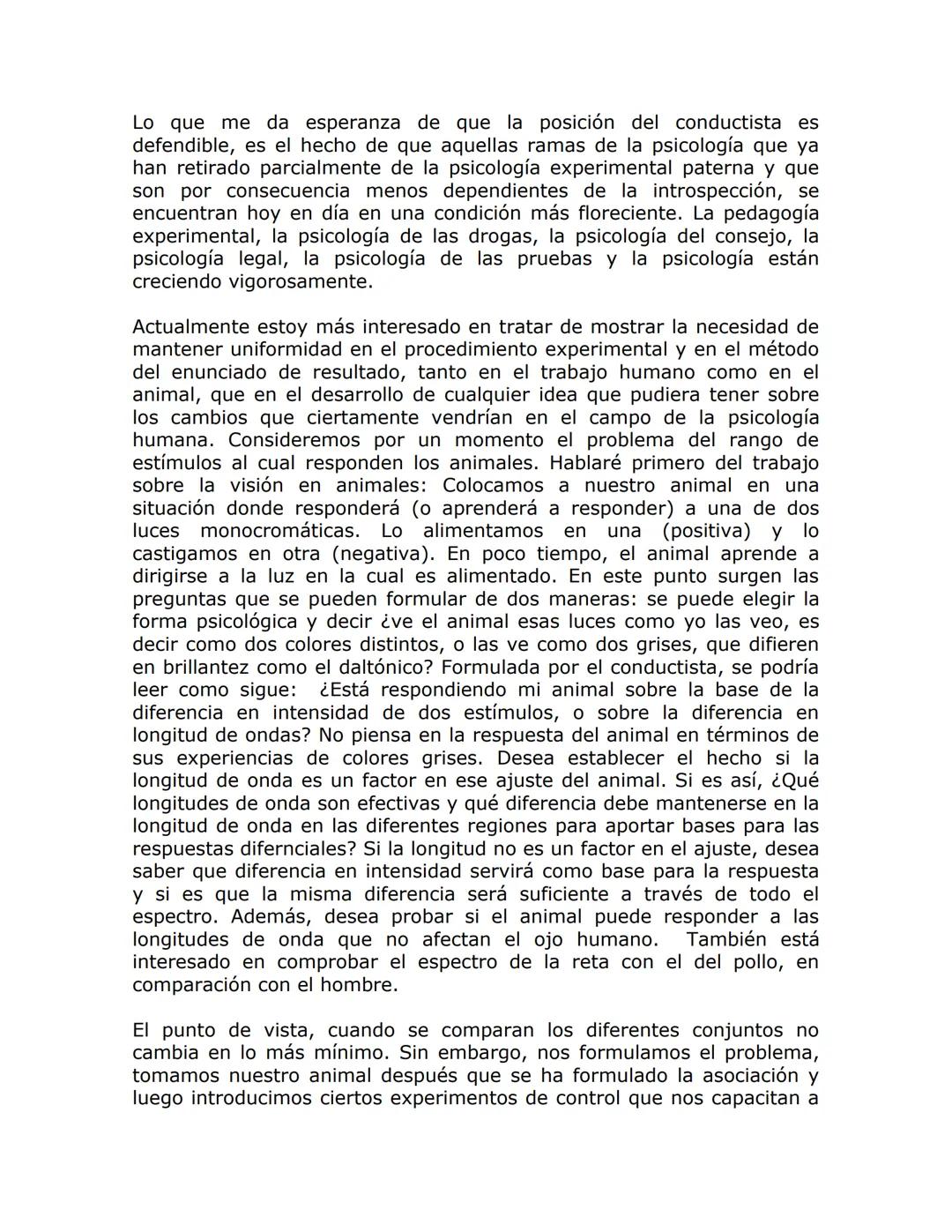 LA PSICOLOGÍA TAL COMO LA VE EL CONDUCTISTA.
JOHN BROADUS WATSON
Publicado en Historia de la Psicología. W. S. Sahakian (Conductismo).
La ps