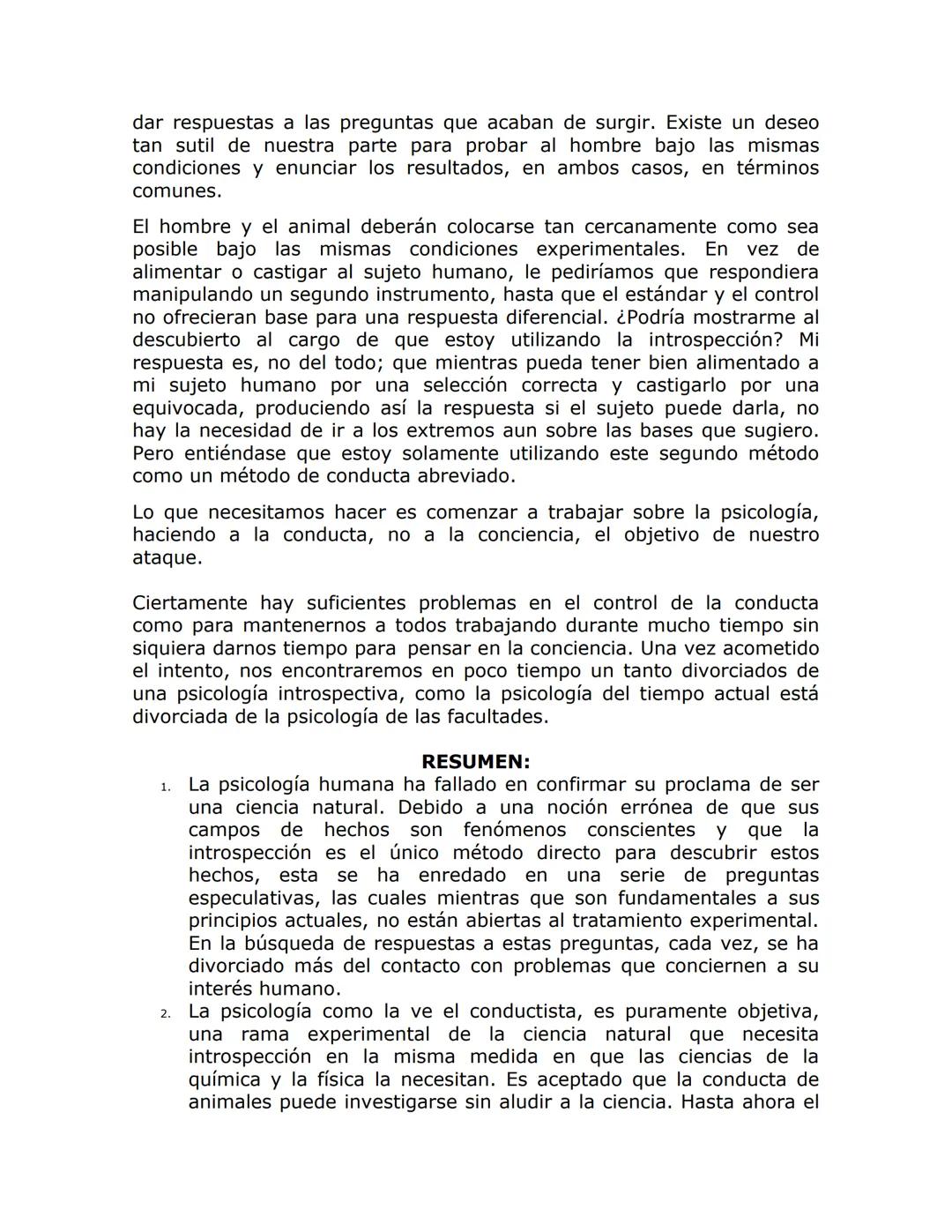 LA PSICOLOGÍA TAL COMO LA VE EL CONDUCTISTA.
JOHN BROADUS WATSON
Publicado en Historia de la Psicología. W. S. Sahakian (Conductismo).
La ps