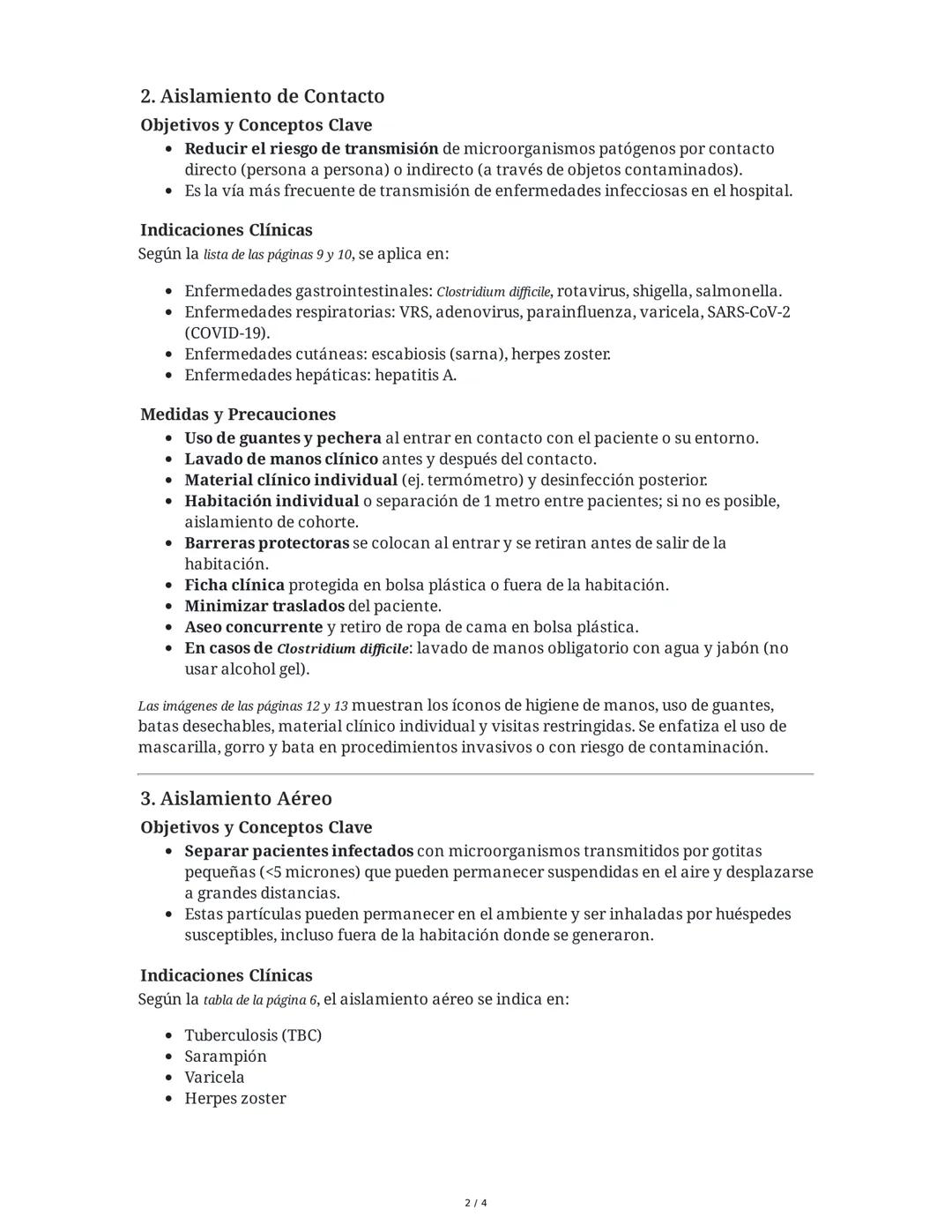 Unidad 3: Aislamientos - Resumen Integral
Introducción General a los Aislamientos
El aislamiento en el ámbito hospitalario es una de las est