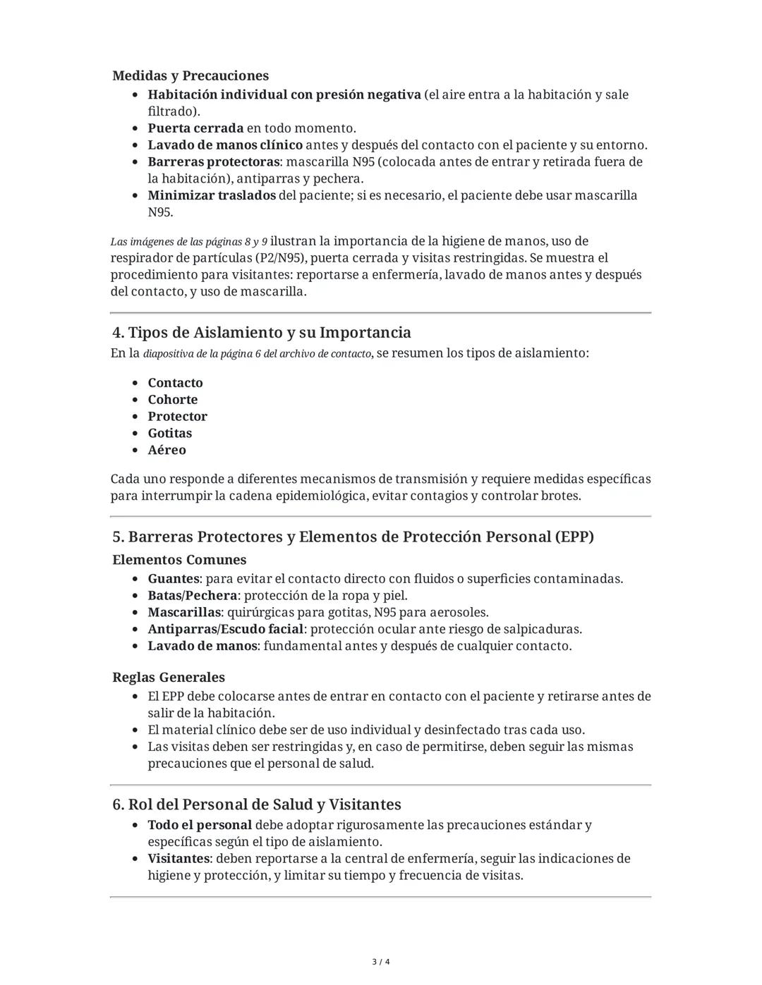 Unidad 3: Aislamientos - Resumen Integral
Introducción General a los Aislamientos
El aislamiento en el ámbito hospitalario es una de las est