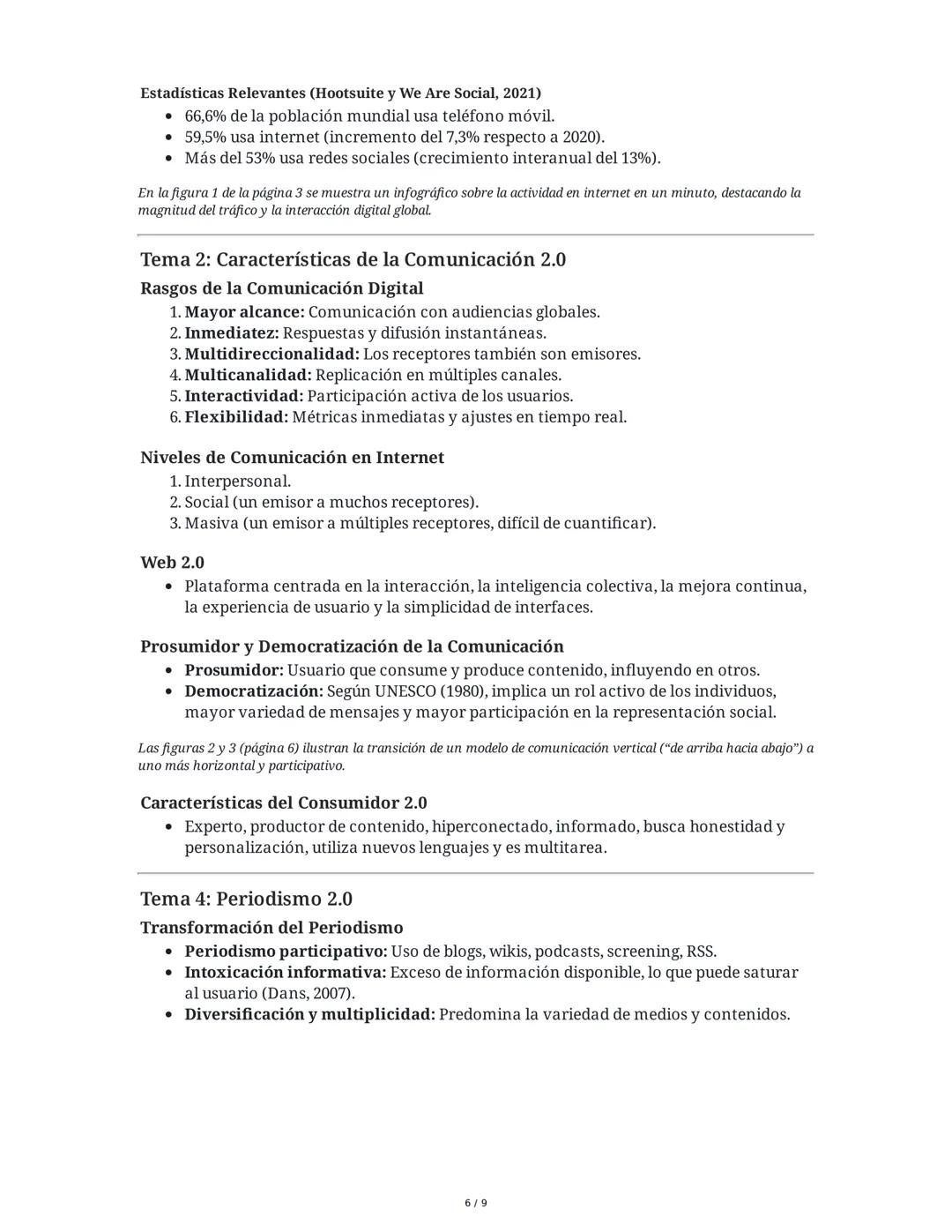 # Módulo 4: Comunicación Digital - Resumen Extendido

## Introducción

Este módulo aborda la transición de la comunicación tradicional a la 