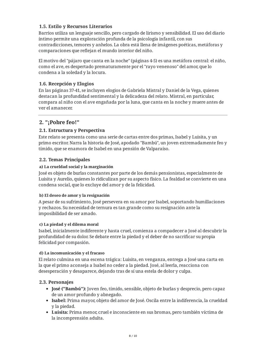 Resumen Integral de "El niño que enloqueció de amor" y
Textos Anexos
Introducción y Contexto de la Obra
"El niño que enloqueció de amor" es 