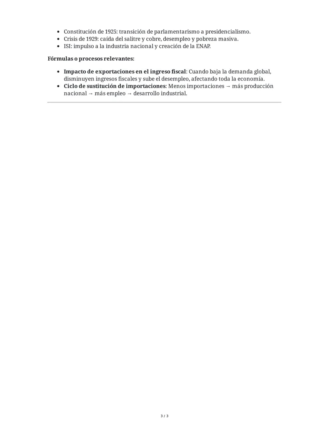 Historia de Chile Siglo XX
1. Fin del parlamentarismo en Chile y Constitución de 1925
Causas del fin del parlamentarismo (1891-1925)
• El pa