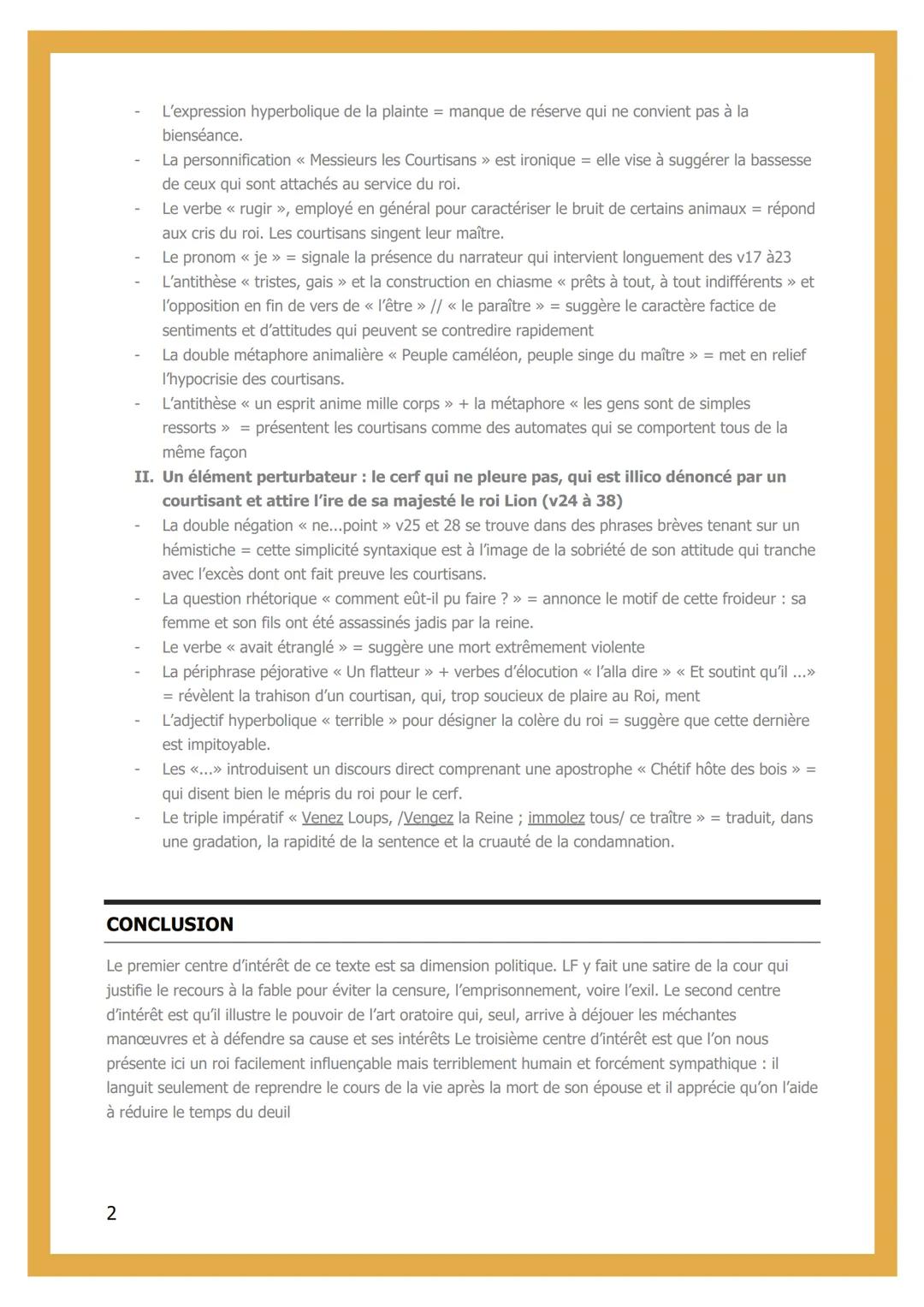 # LES OBSÈQUES DE LA
# LIONNE DE LA FONTAINE
2ème Recueil des Fables de La Fontaine, 17ème siècle

1 à 38

INTRODUCTION

→ Siècle du classic