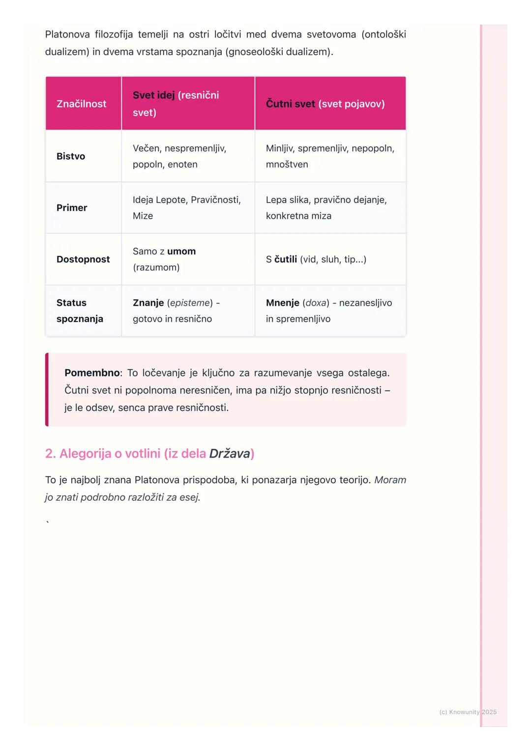 # Platon: Teorija idej in država

Uvod v Platonovo filozofijo

Platon, Sokratov učenec, je eden ključnih stebrov zahodne filozofije. Njegov
