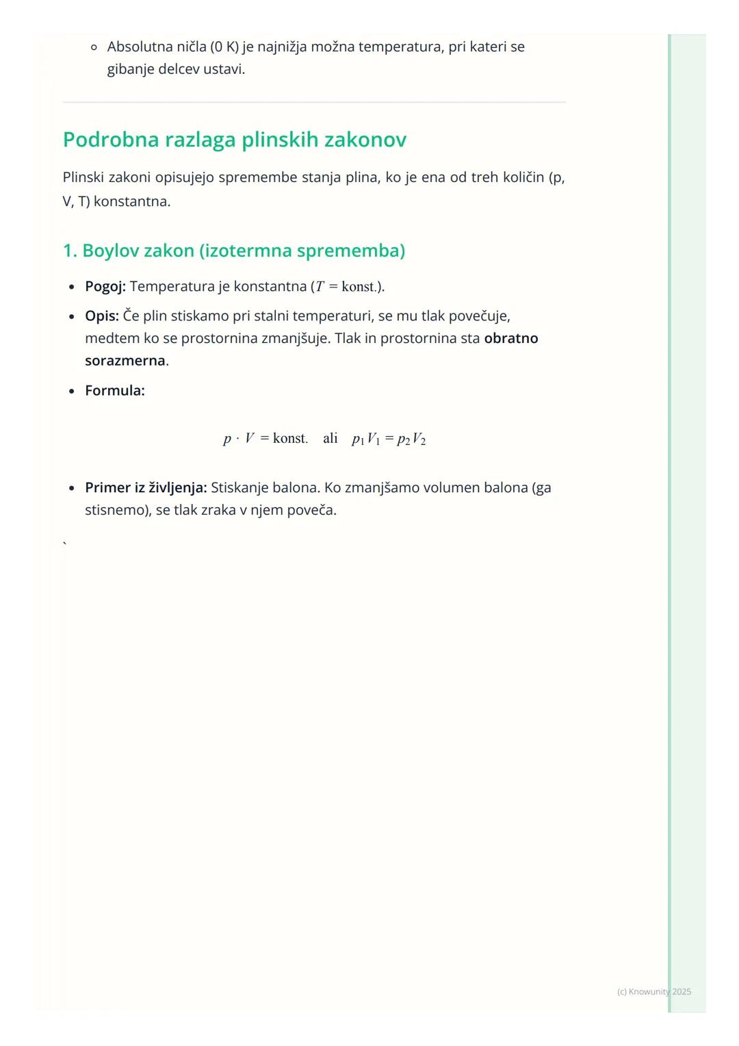 # Plinski zakoni

Uvod v plinske zakone

Plinski zakoni opisujejo obnašanje plinov. Povezujejo tri ključne količine, ki
opisujejo stanje pli