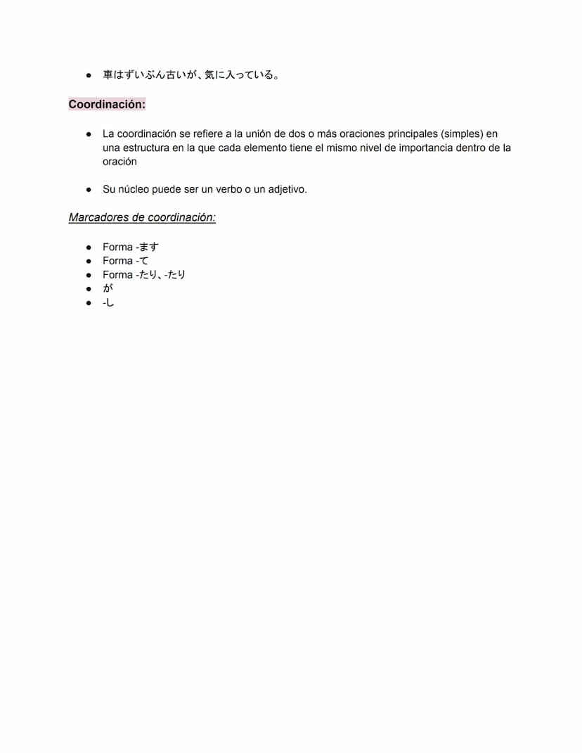 Partes de la prueba:
•
Identificar marcadores del verbo principal en oraciones simples
о Identificar el verbo principal
о
Marcadores: Identi
