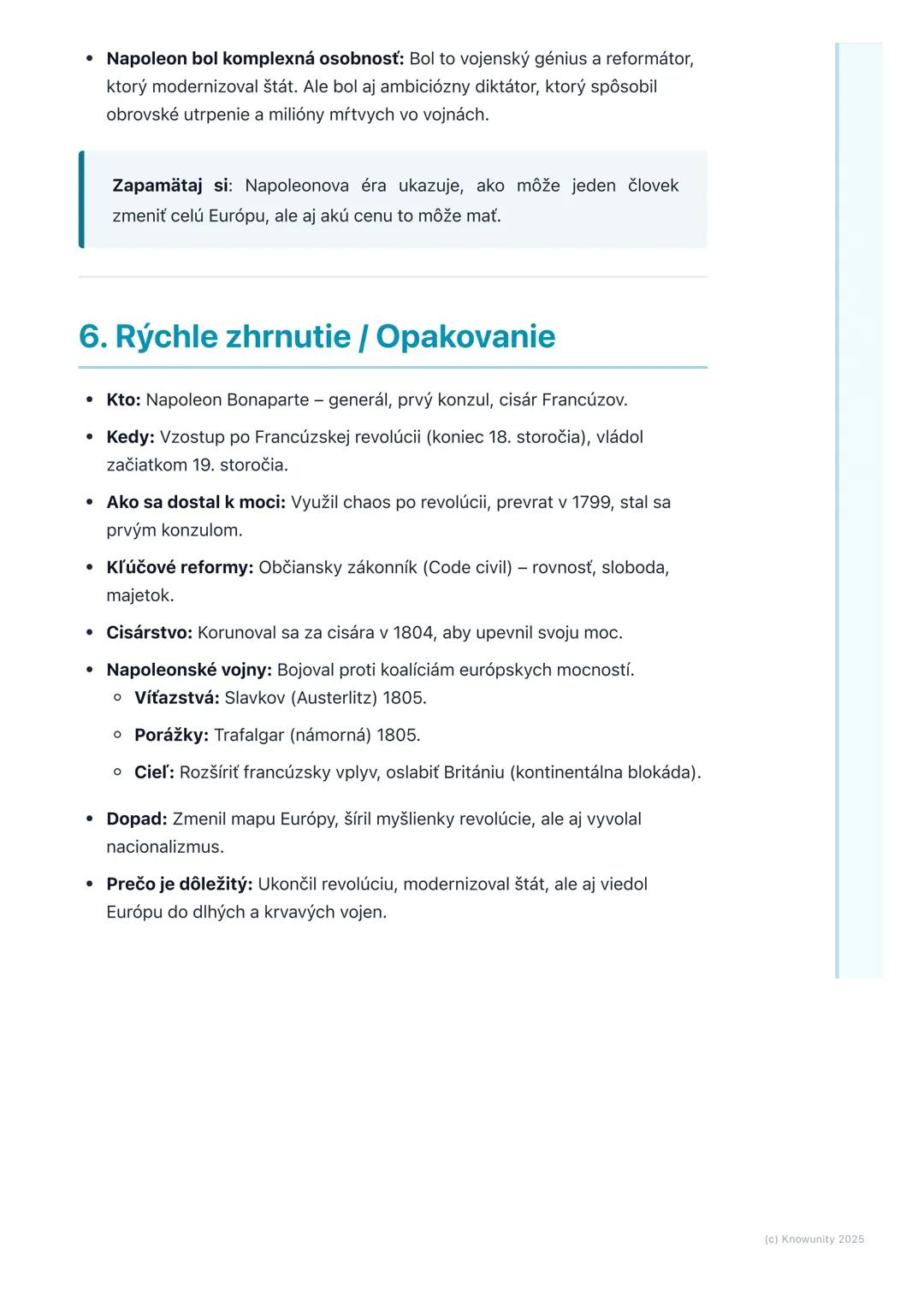 # Napoleon Bonaparte a jeho
vzostup

1. Prehľad / Úvod

Takže, dnes sa ideme pozrieť na Napoleona Bonaparteho. Je to jedna z
najdôležitejšíc