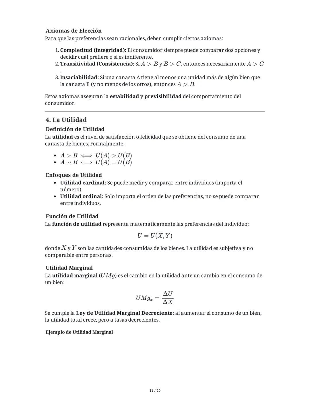 Teoría del Consumidor - Resumen
1. Introducción a la Teoría del Consumidor
La Teoría del Consumidor es una rama fundamental de la microecono