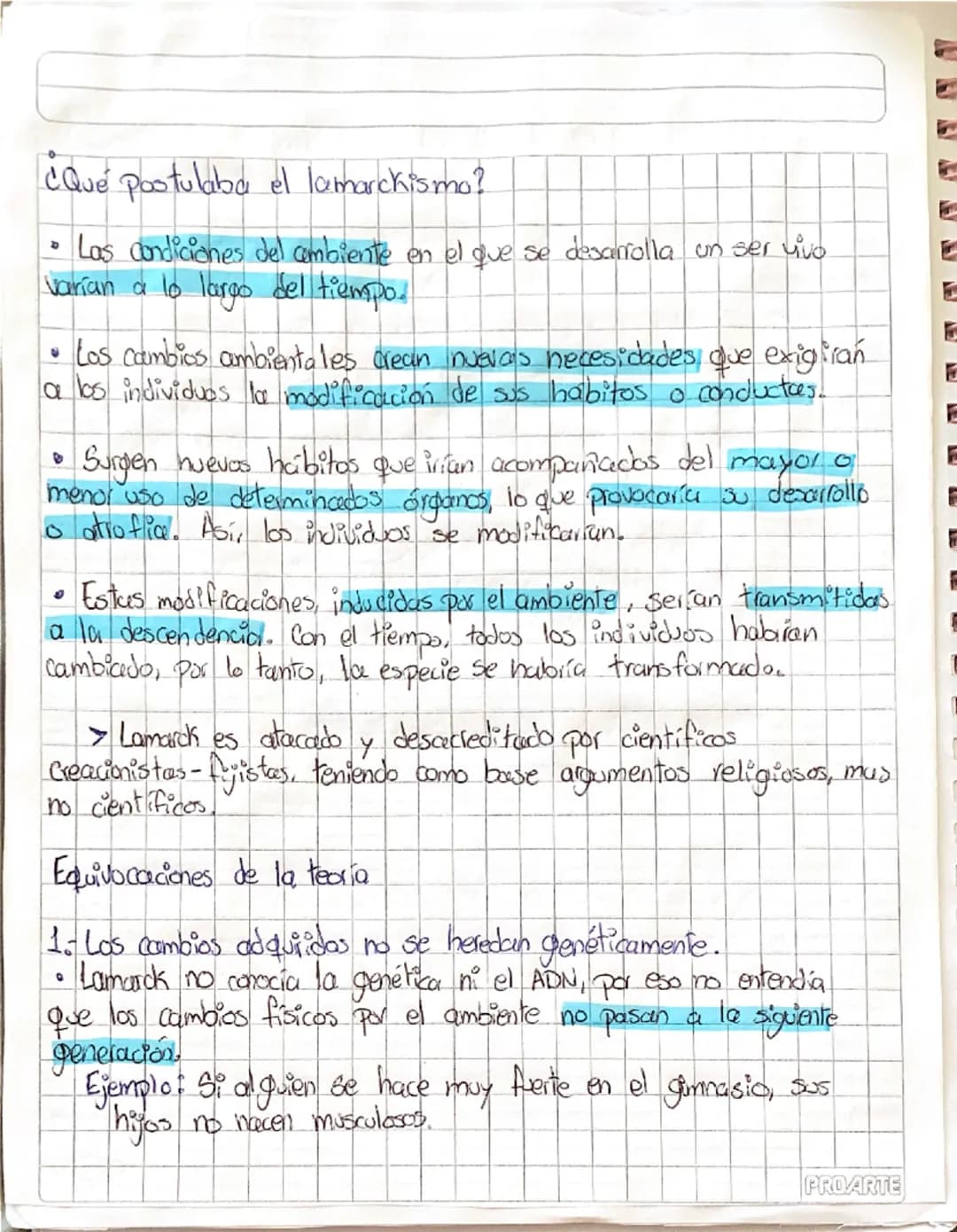 --- OCR Start ---
Biología Teorías evolutivas
Origen de la vida y terrías evolutivas.
Creacionismo Corriente de pensamiento que surge a fina