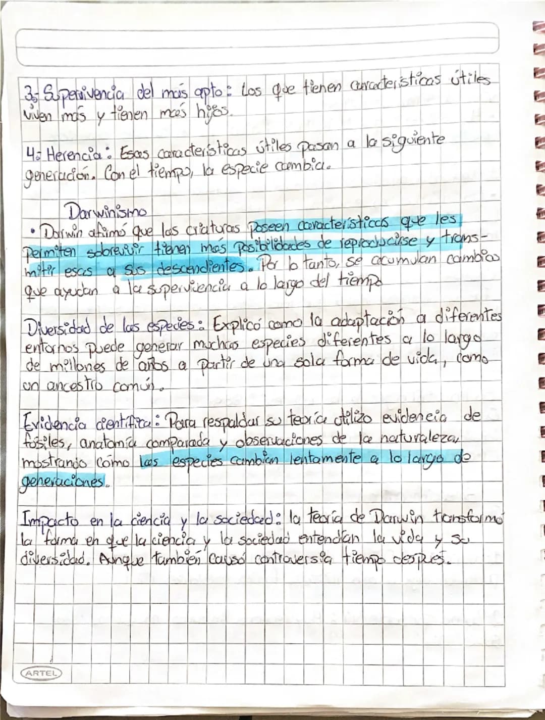 --- OCR Start ---
Biología Teorías evolutivas
Origen de la vida y terrías evolutivas.
Creacionismo Corriente de pensamiento que surge a fina