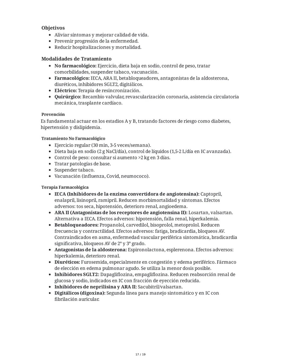 # Insuficiencia Cardiaca

## 1. Introducción y Definición

La insuficiencia cardiaca (IC) es un síndrome clínico complejo y una de las princ