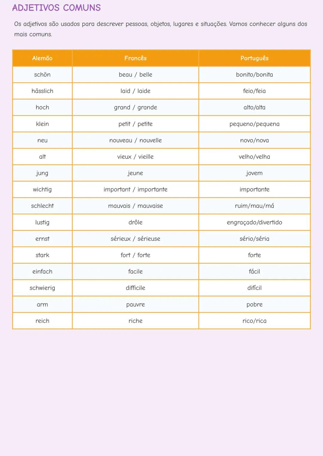 # VOCABULÁRIO BÁSICO EM ALEMÃO E FRANCÊS

INTRODUÇÃO

Aprender um novo idioma começa com o domínio do vocabulário básico. Este guia apresent