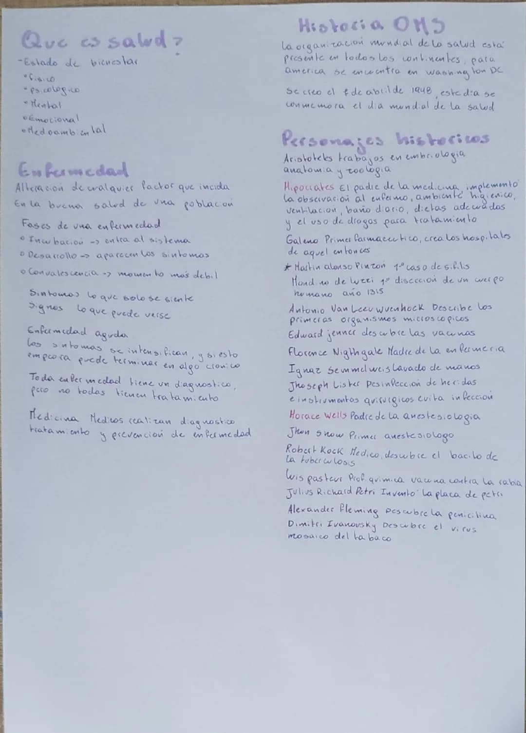 Ciencias de la salud 
