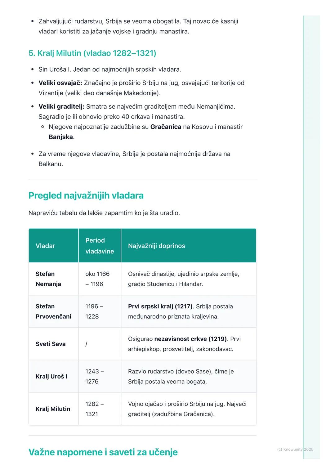 # Uspon Nemanjića – stvaranje
moćne države

Uvod u uspon Nemanjića

Nemanjići su najvažnija srpska srednjovekovna dinastija. Vladali su Srbi