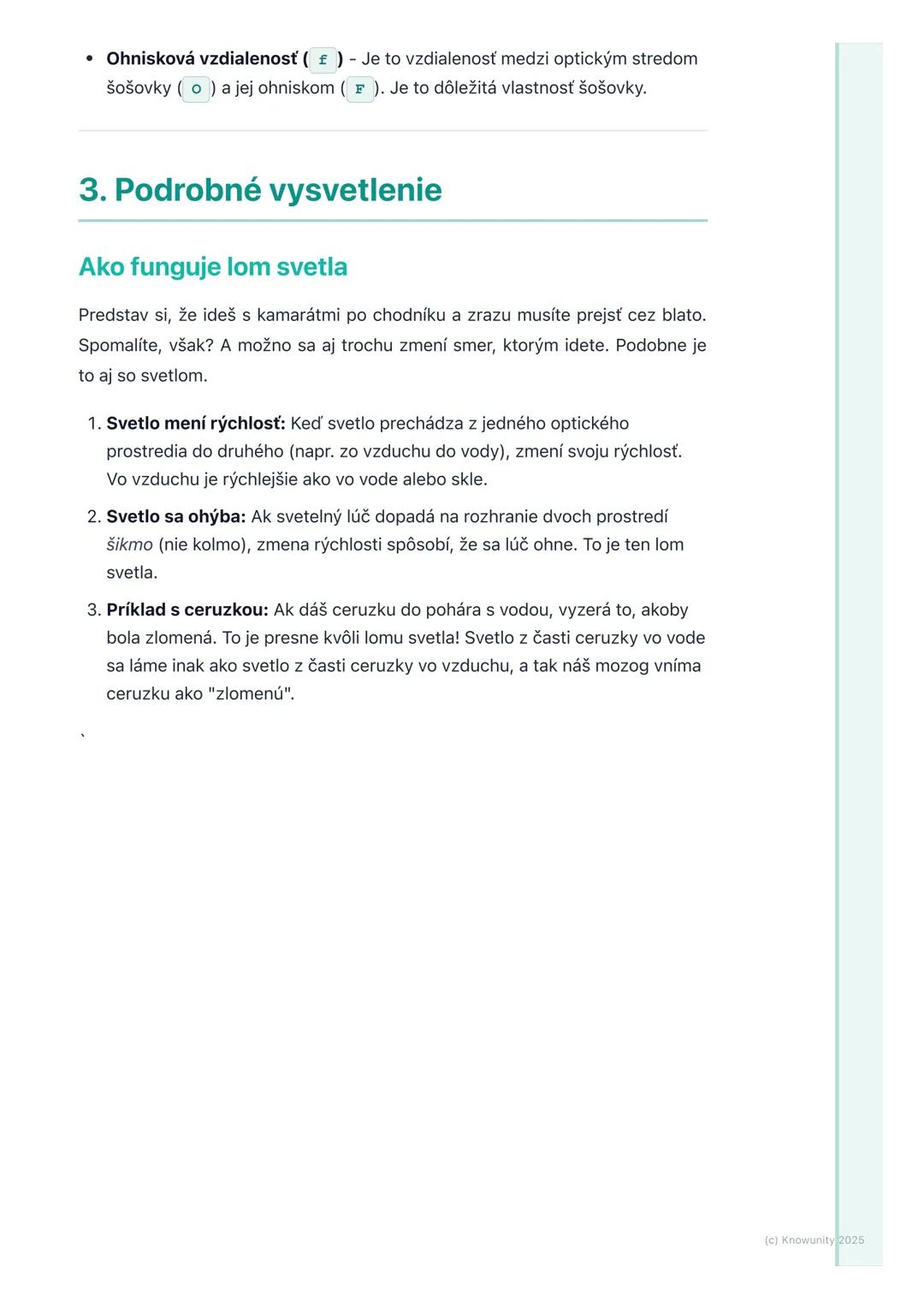 # Lom svetla a šošovky

## 1. Úvod do lomu svetla a šošoviek

Ahojte! Dnes sa budeme učiť o tom, ako sa svetlo správa, keď prechádza cez
rôz