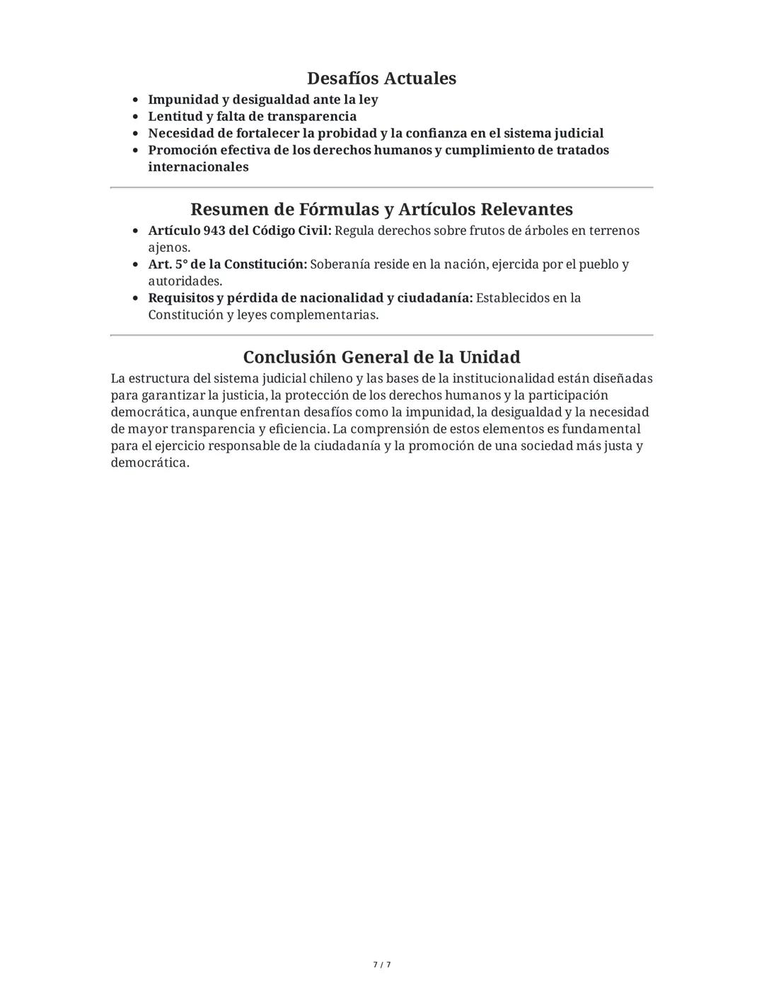 Unidad 2: Justicia y Derechos Humanos
1. Introducción y Estrategia de Aprendizaje
La unidad se centra en explicar la estructura del sistema 