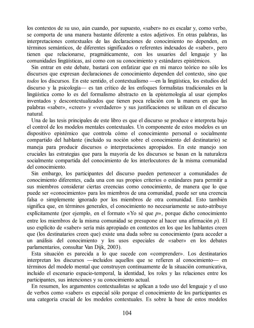 Análisis del discurso
Teun A. van Dijk
discurso
y
CONTEXTO
Un enfoque sociocognitivo
gedisa
editorial Teun A. van Dijk
DISCURSO Y CONTEXTO
C