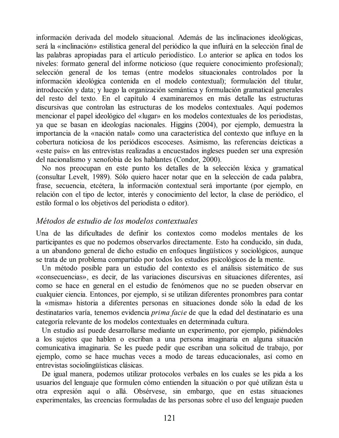 Análisis del discurso
Teun A. van Dijk
discurso
y
CONTEXTO
Un enfoque sociocognitivo
gedisa
editorial Teun A. van Dijk
DISCURSO Y CONTEXTO
C