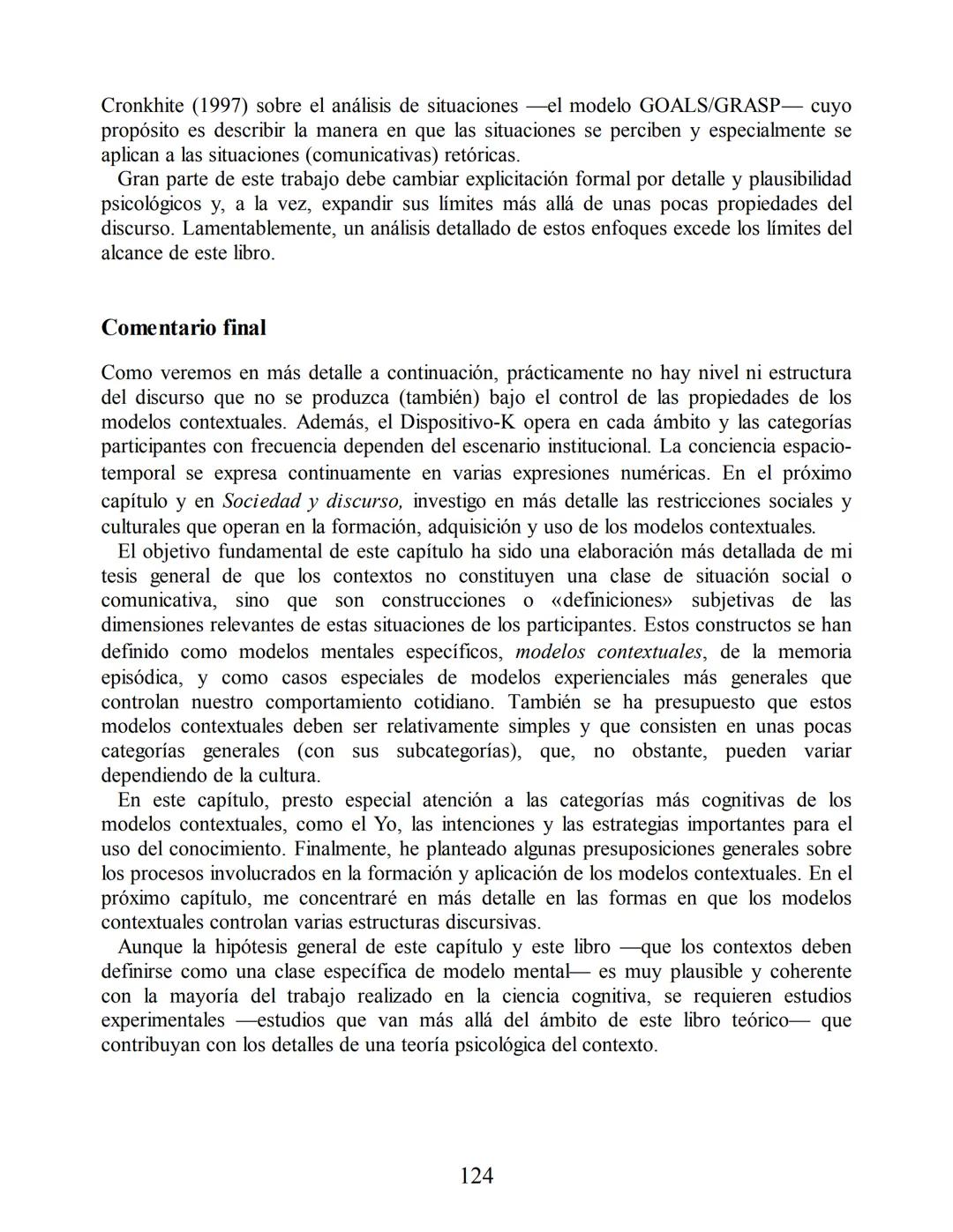 Análisis del discurso
Teun A. van Dijk
discurso
y
CONTEXTO
Un enfoque sociocognitivo
gedisa
editorial Teun A. van Dijk
DISCURSO Y CONTEXTO
C